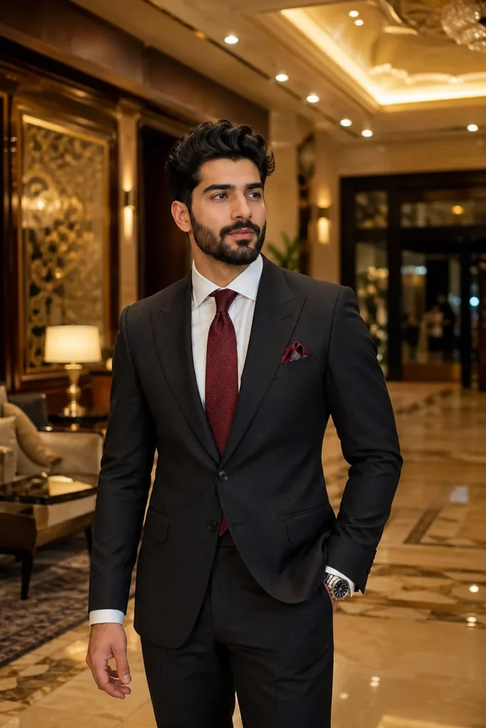  Curled-End Elegant Quiff