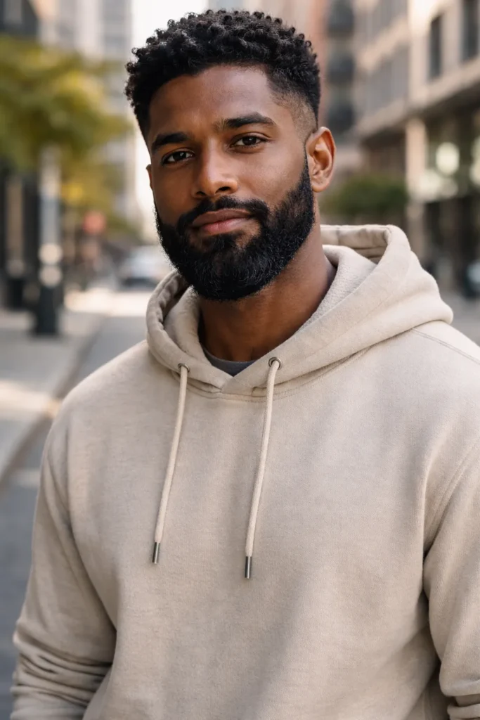 Curly Viking Beard Style