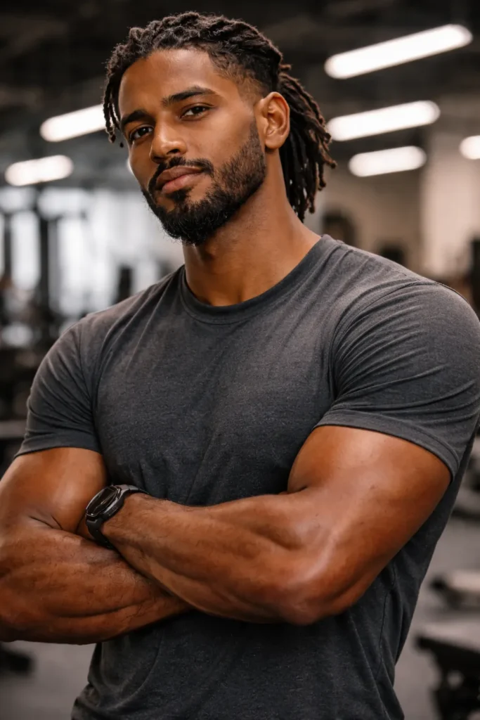 Defined Chin Line Pointed Beard