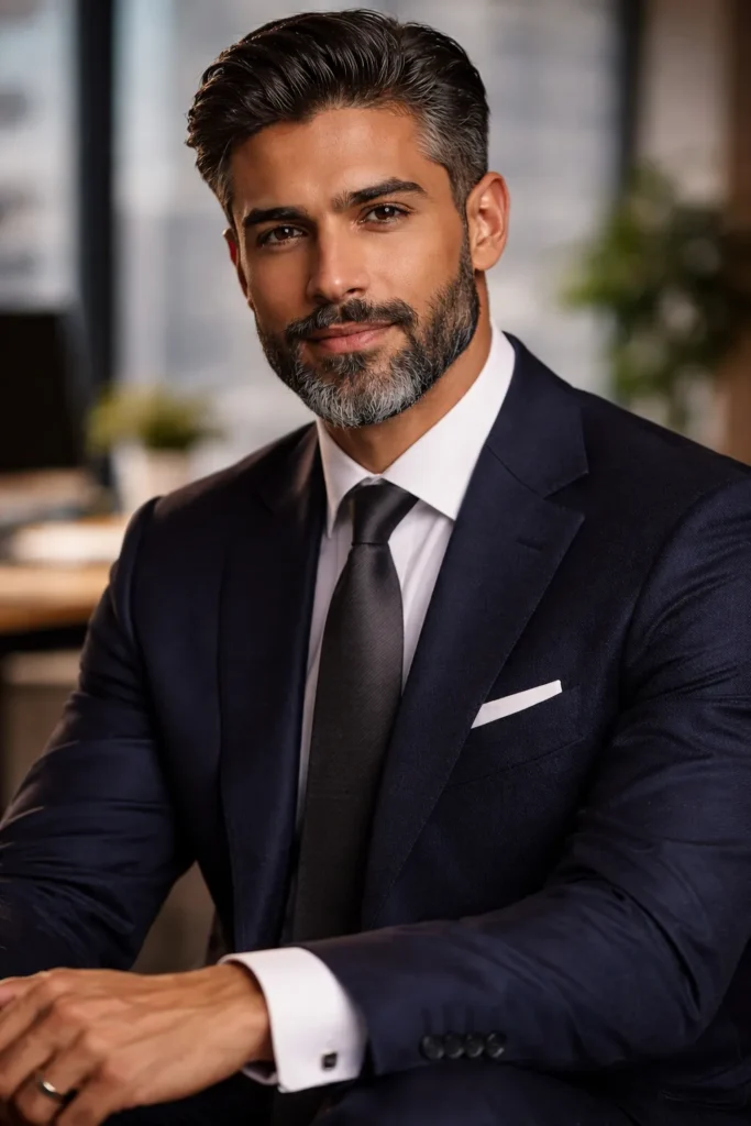 Executive Beard + Straight Cheek Lines