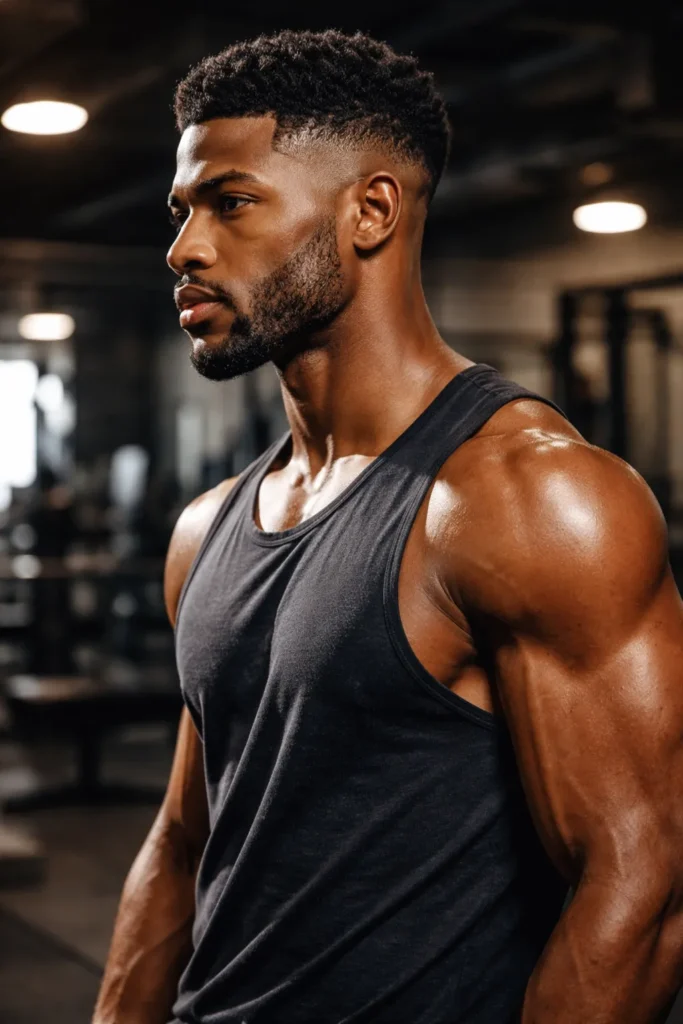 Faded Beard with Heavy Jaw Volume
