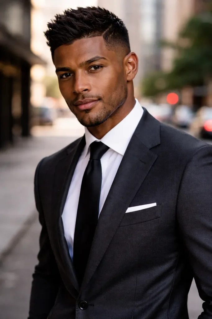 Faux Hawk with Clean Sides