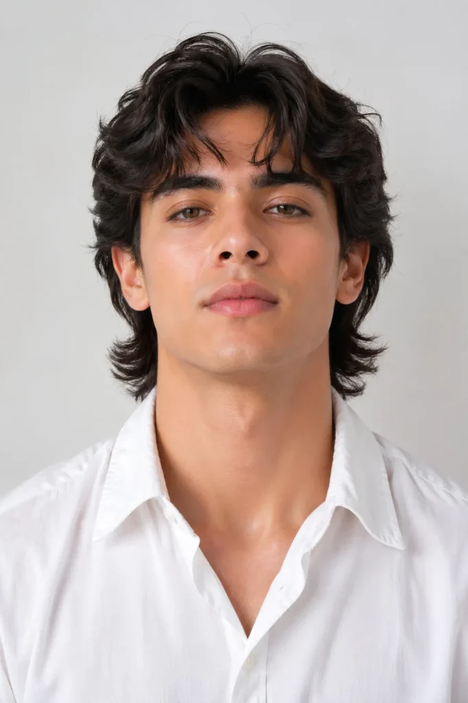 Feathered Volume Mullet