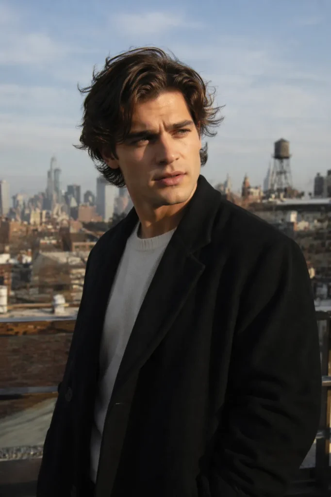 Flow Haircut with Side Part & Feathered Ends