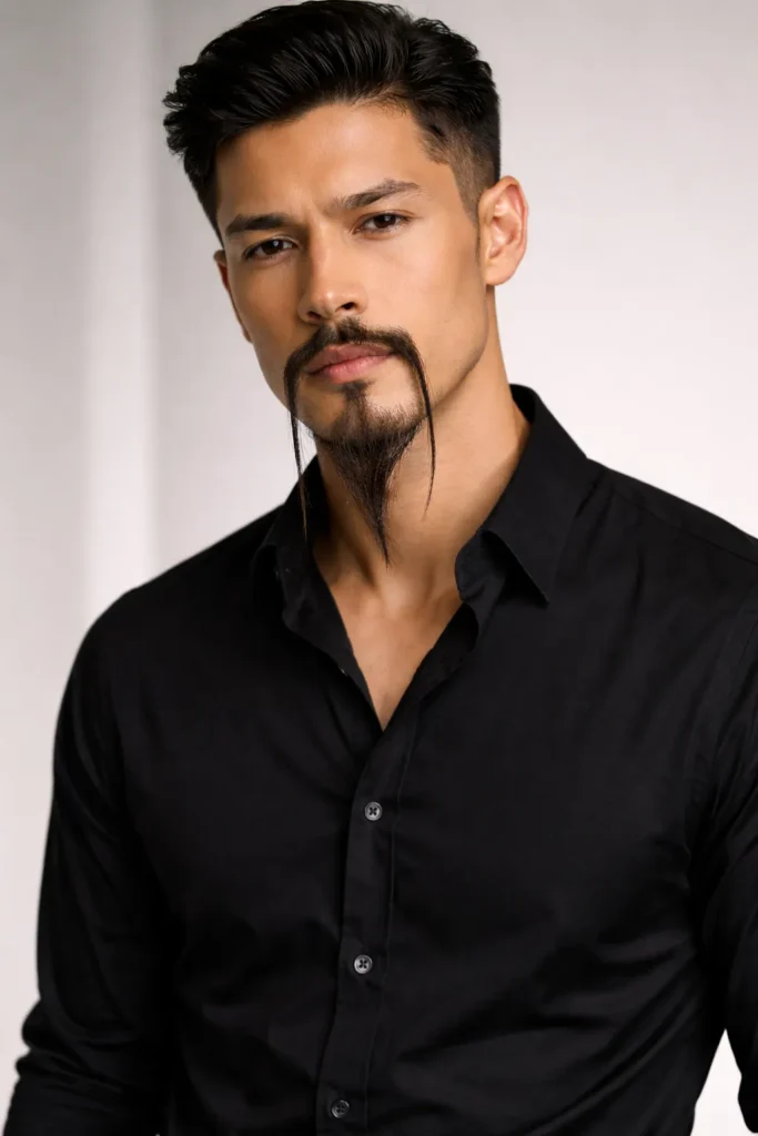 Fu Manchu Mustache Style