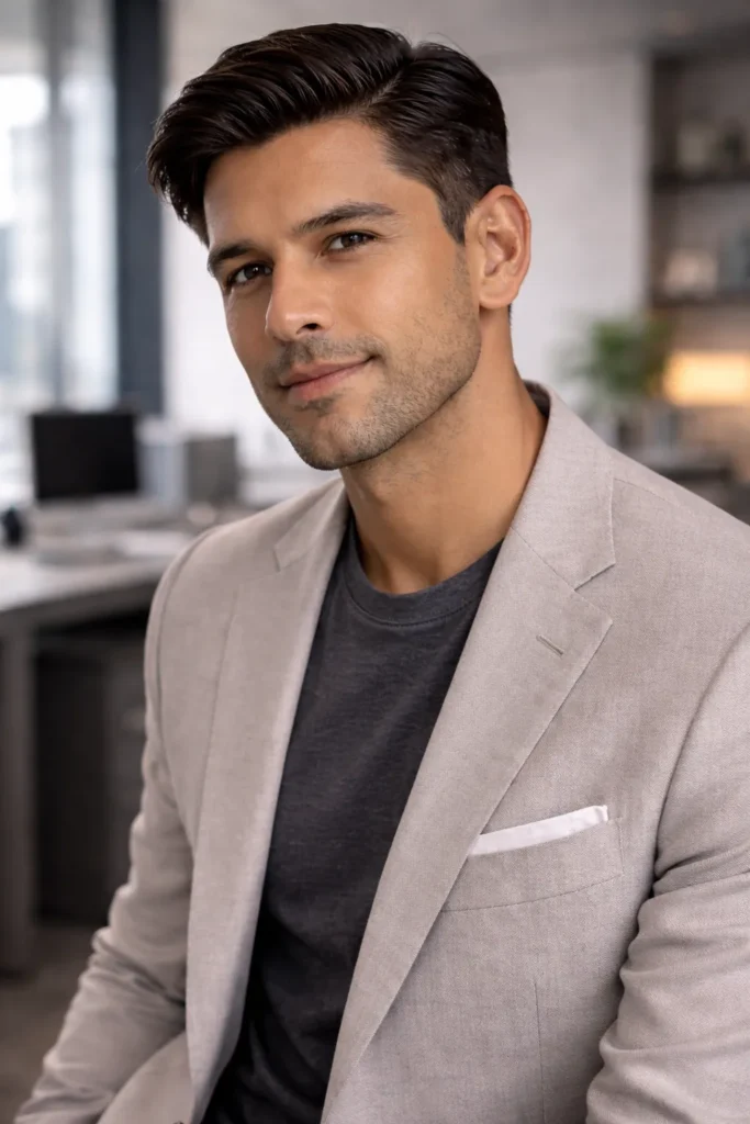 Gentle Side Sweep with Taper Fade