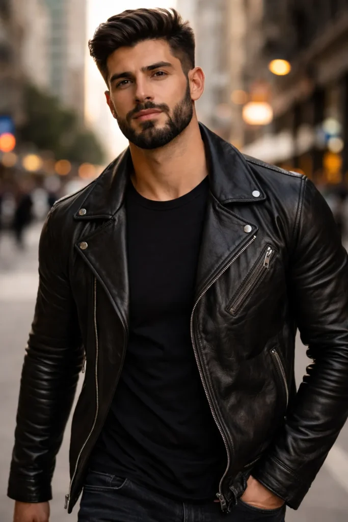 Heavy Stubble with Box Shape