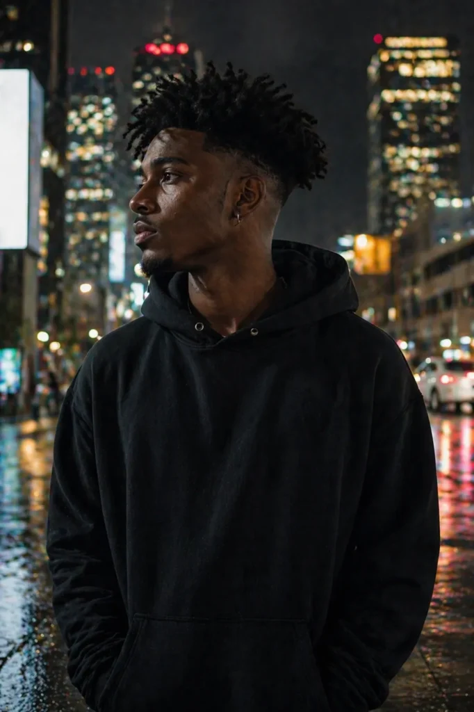 High Fade with Messy Texture