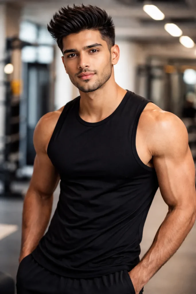 High Fade with Spiky Texture