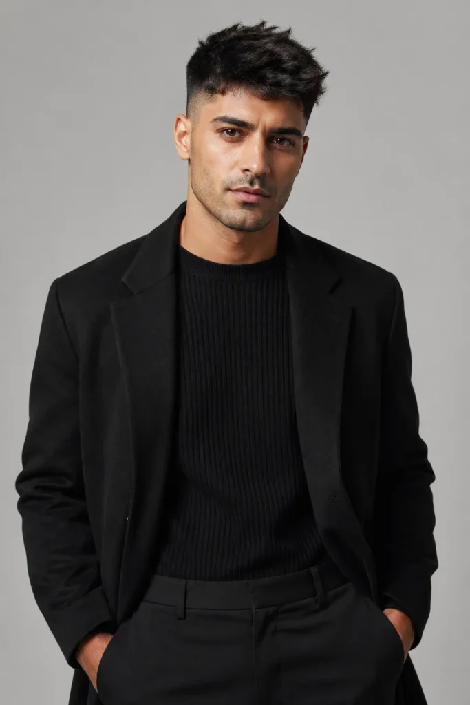 High Fade with Tousled Texture