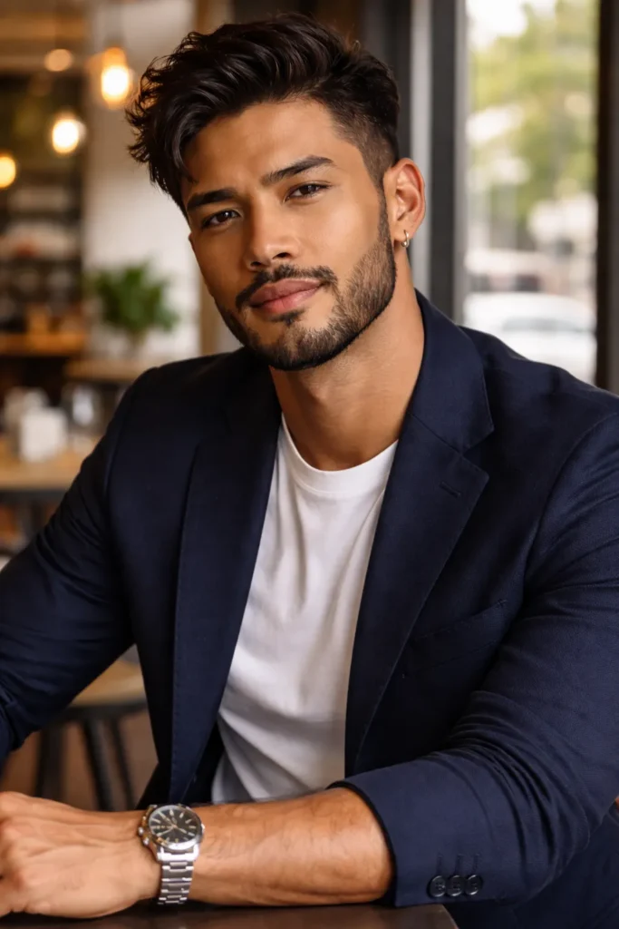 Hollywood Beard (Blended Stubble Style)