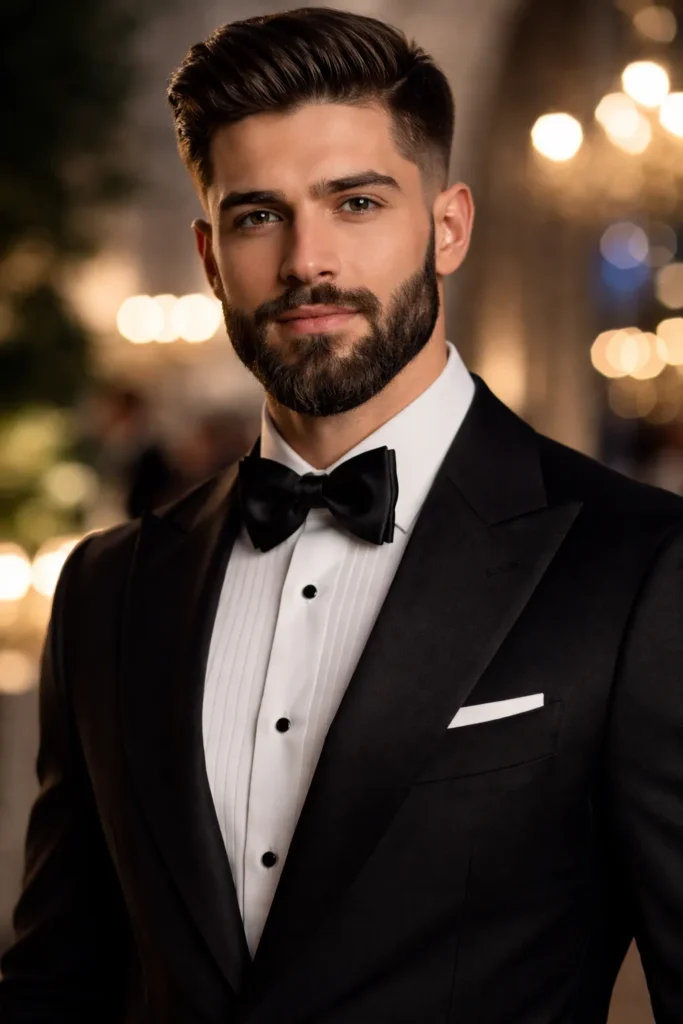 Hybrid Classic Beard + Contemporary Fade