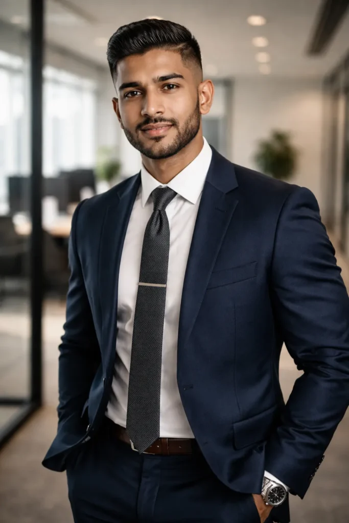 Italian Corporate Beard Fade