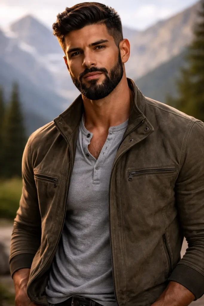 Italian Thick Beard with Natural Density