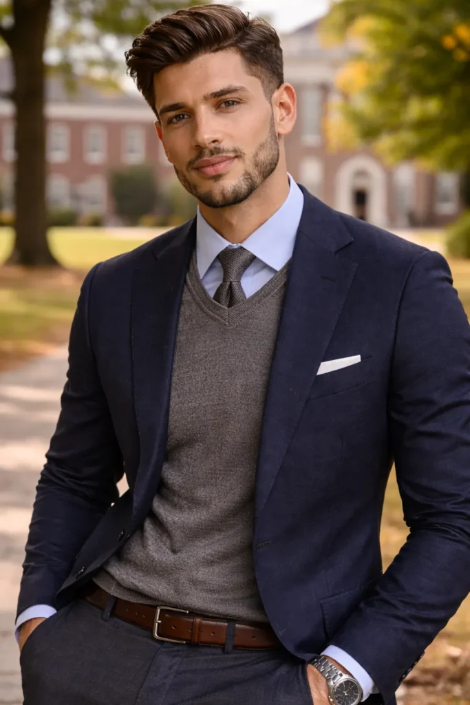 Ivy League Cut for Thick Hair