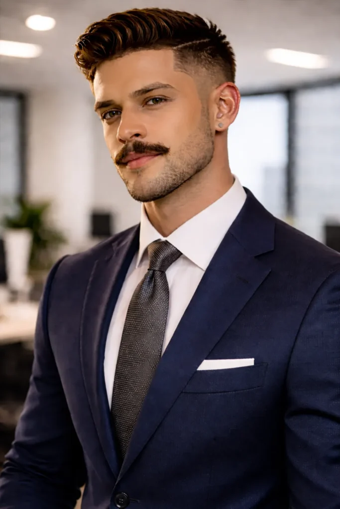 Lampshade Mustache Style