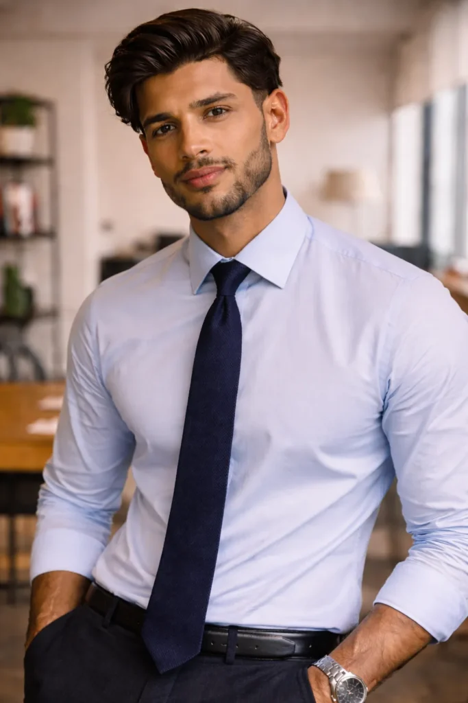 Layered Side-Part (Modern Classic)