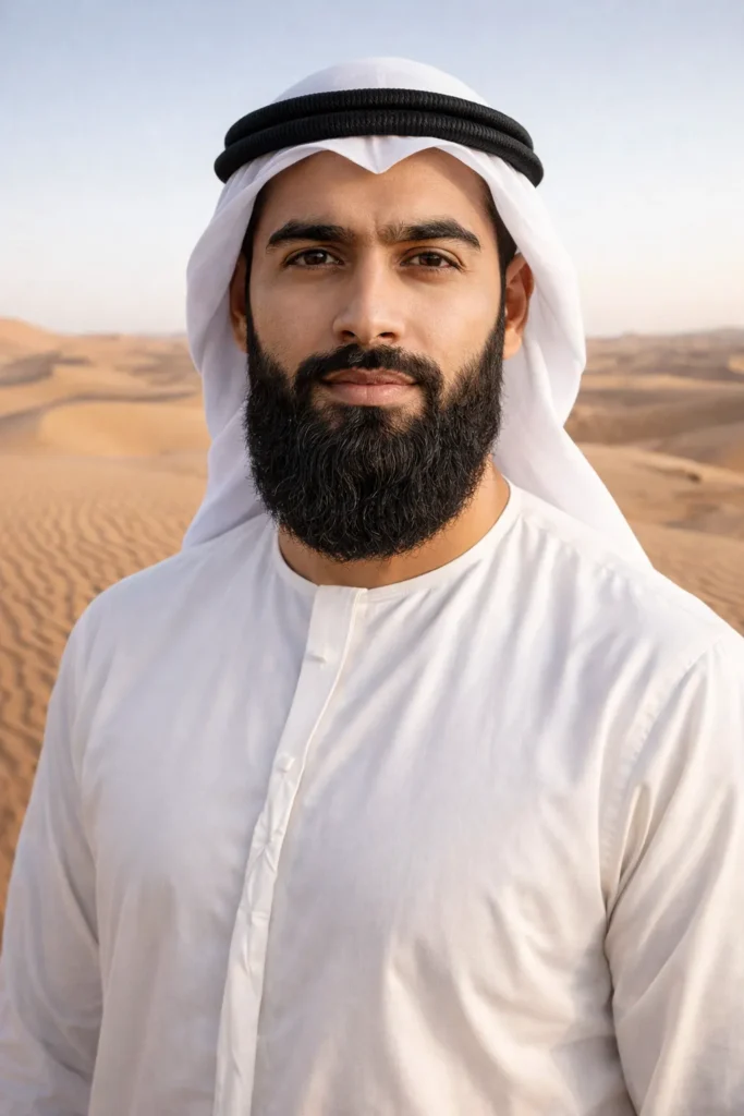 Long Beard With Rounded Bottom Edge