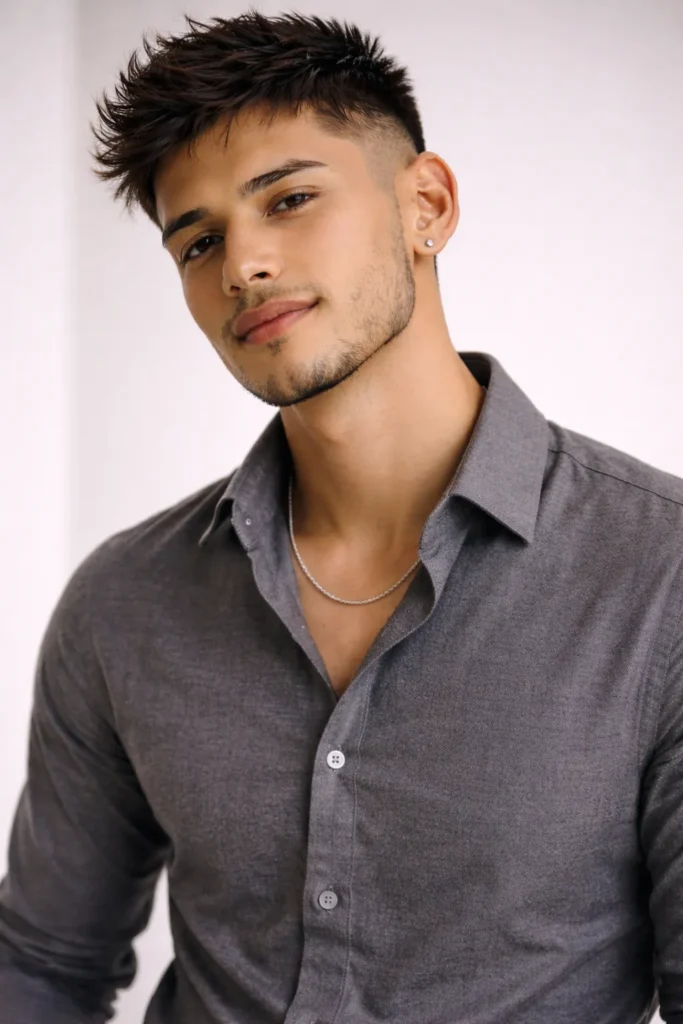 Low Fade with Textured Top