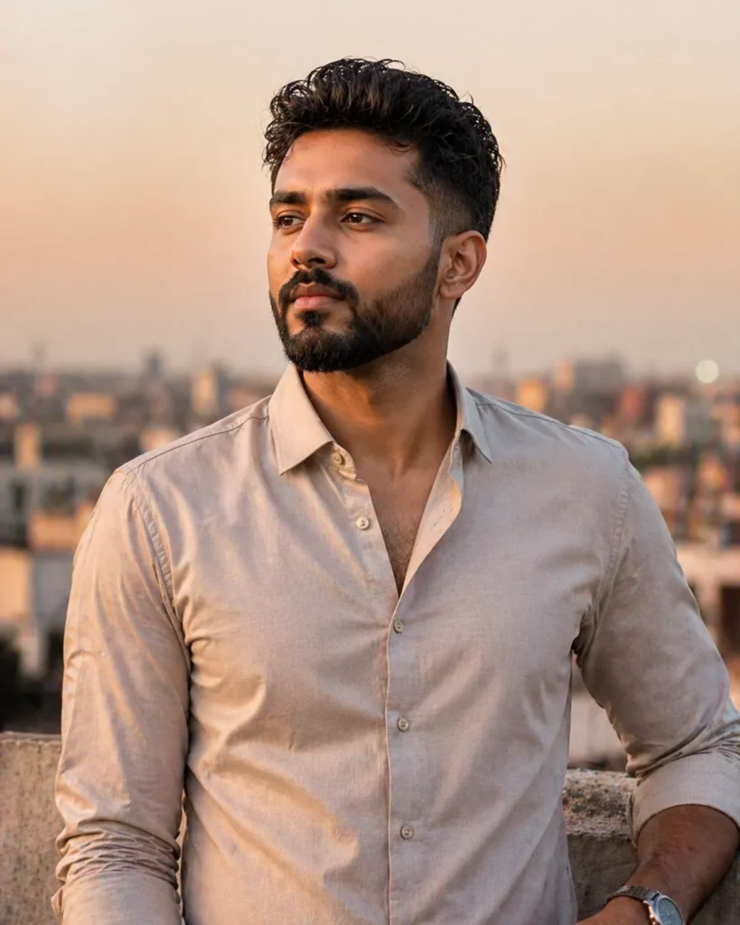 Low Taper Fade with Beard and Mustache Combo