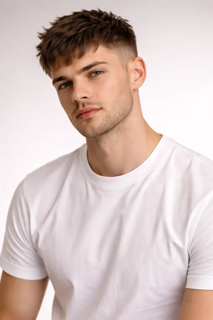 Low Taper Fade with Textured Crop