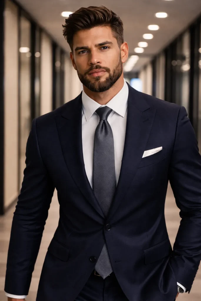 Medium Beard + Soft Fade Sides