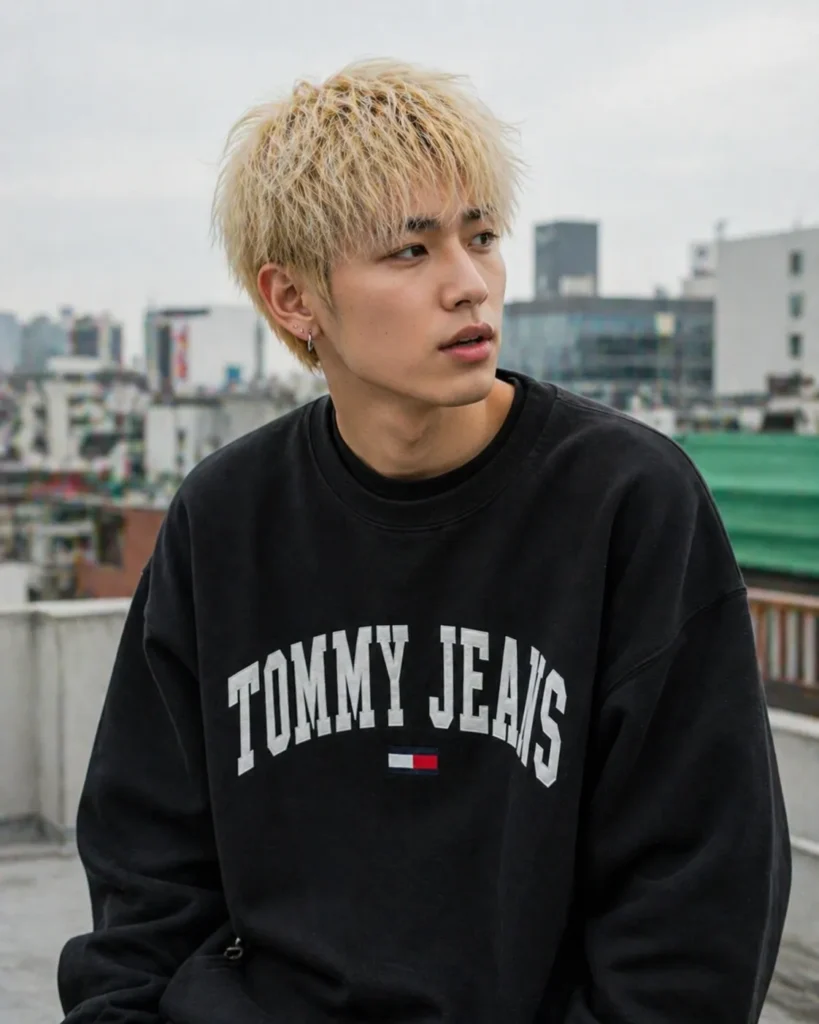  Medium Blonde Messy Style