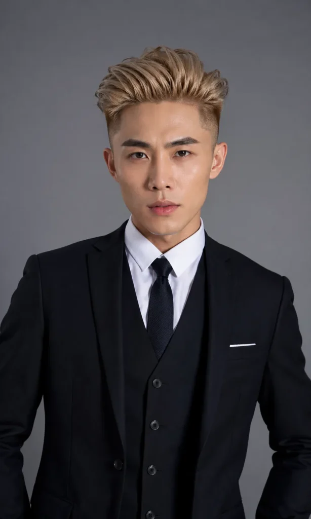 Medium Blonde Pompadour