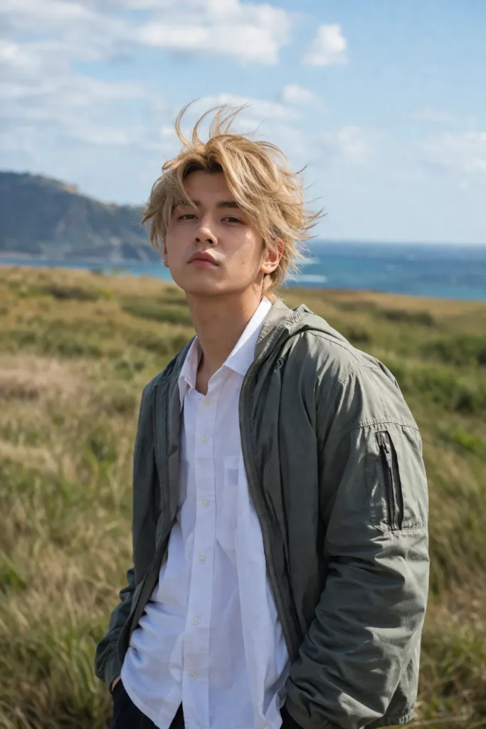 Medium Blonde Windswept Layers