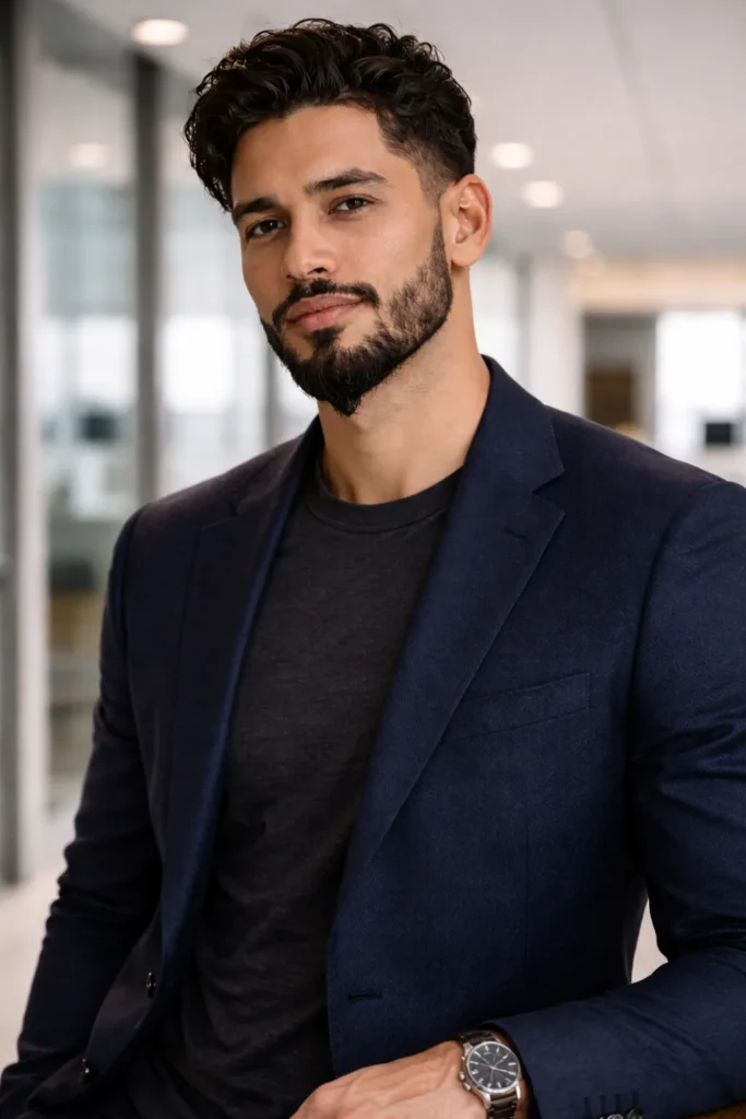 Medium Sculpted Point Beard