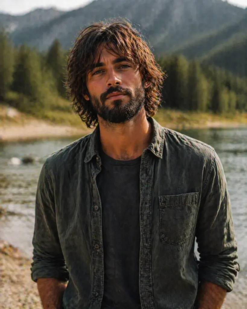 Medium Shag for Straight Hair