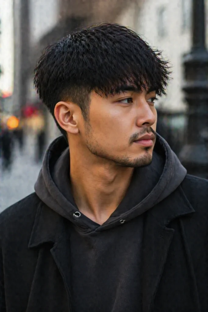 Messy Fringe with Tapered Sides