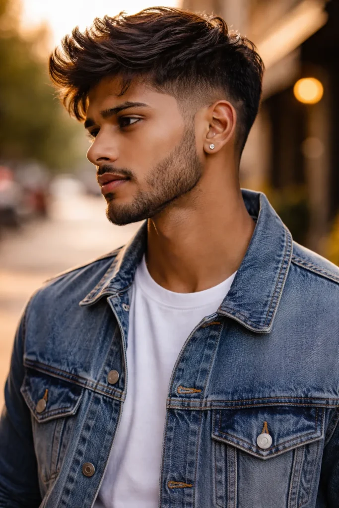 Messy Low Taper with Natural Flow