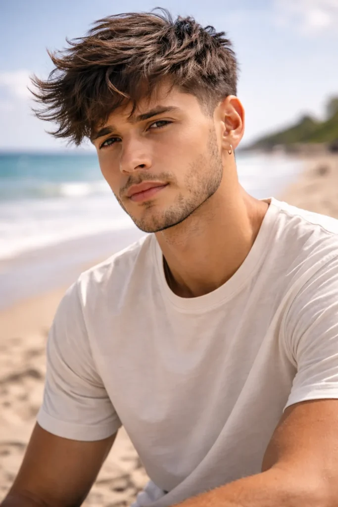 Messy Medium-Length Layers