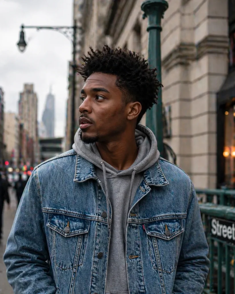 Messy Quiff with Natural Volume