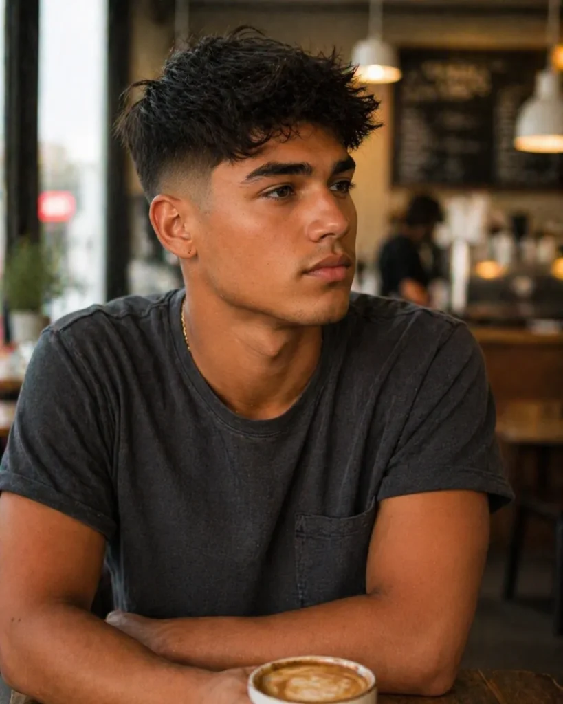 Messy Textured Low Fade