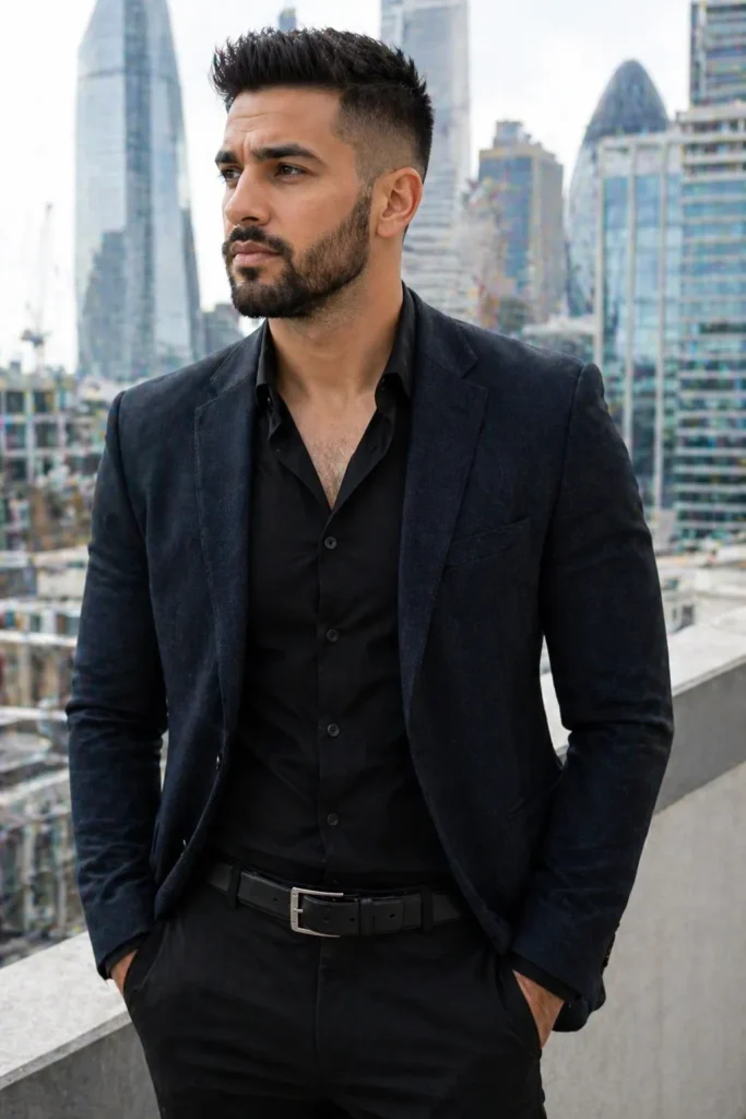 Mid Fade with Tapered Beard