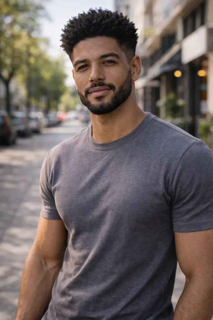 Modern Low Fade with Textured Beard