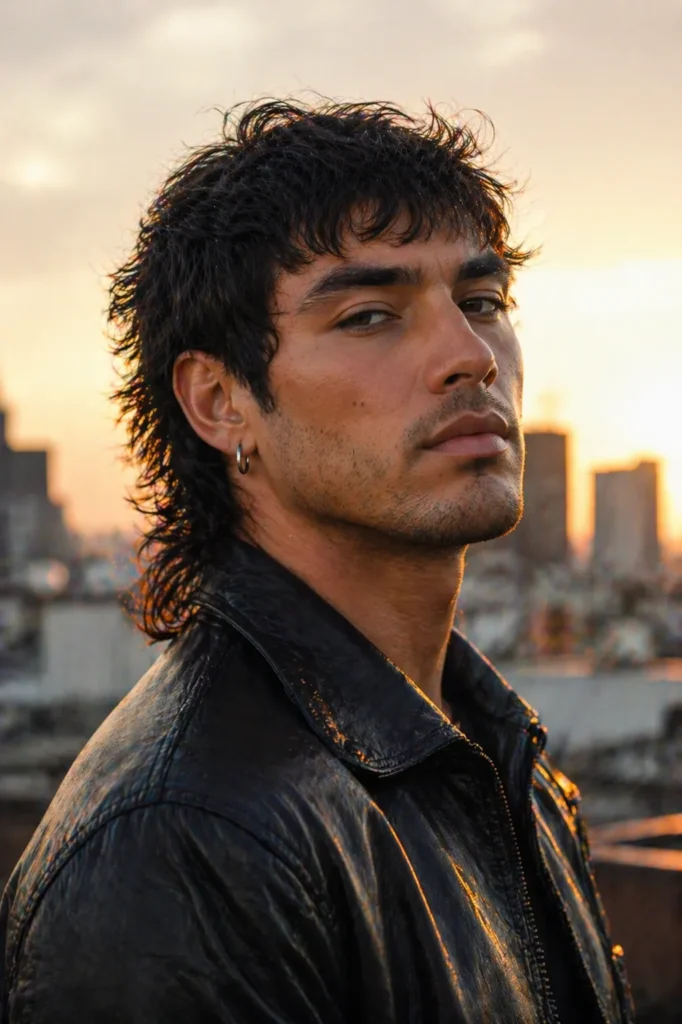 Modern Shaggy Mullet / Textured Back