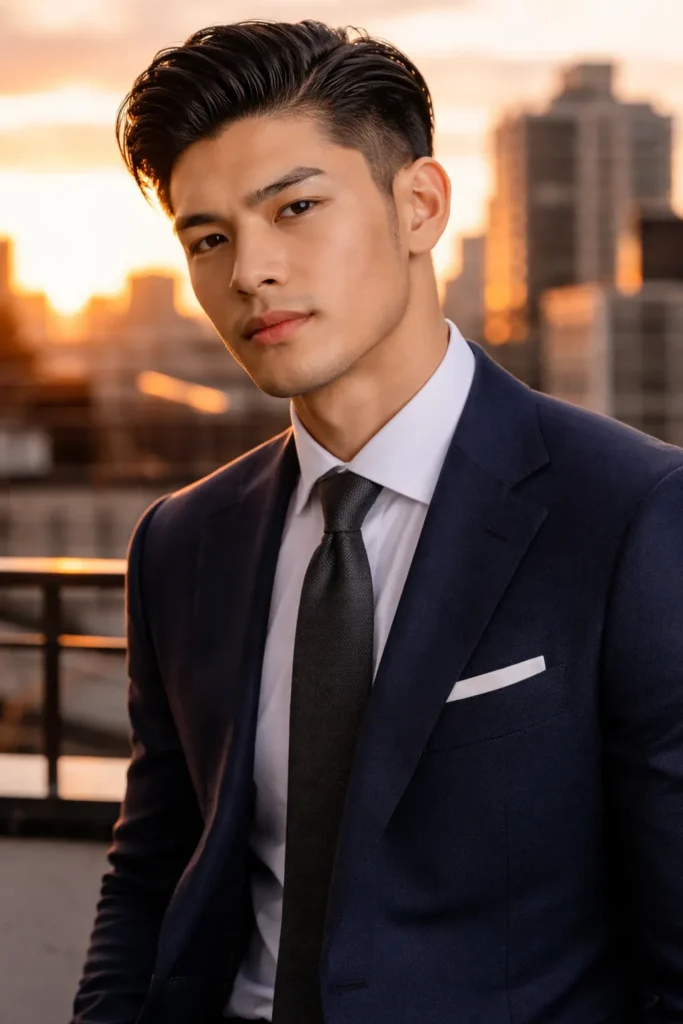 Modern Slick Back Undercut