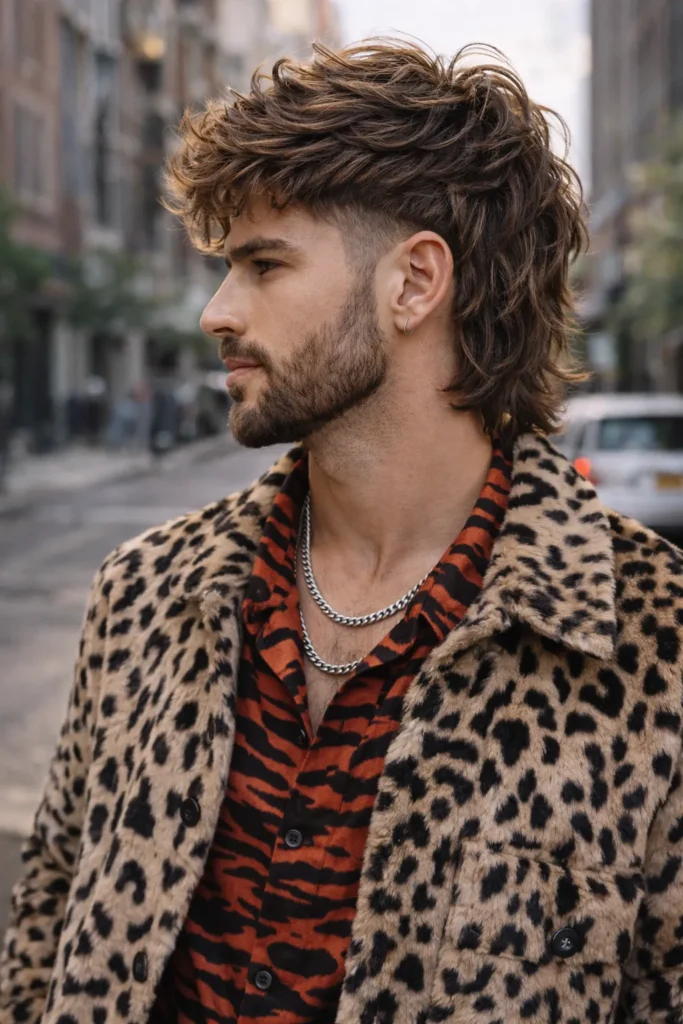 Modern Soft Feathered Mullet