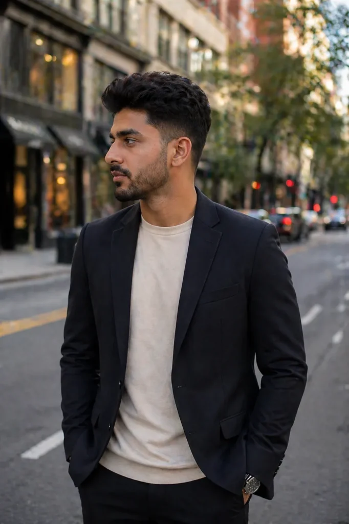 Modern Textured Celebrity Quiff