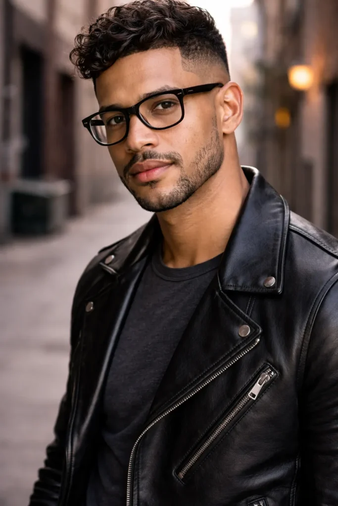 Modern Undercut with Glasses