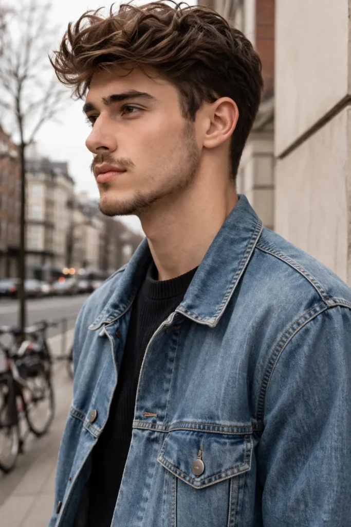 Mustache with Stubble