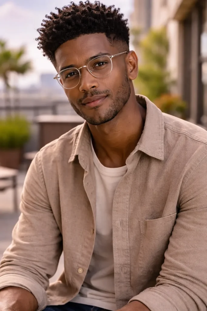 Natural Afro-Textured Top