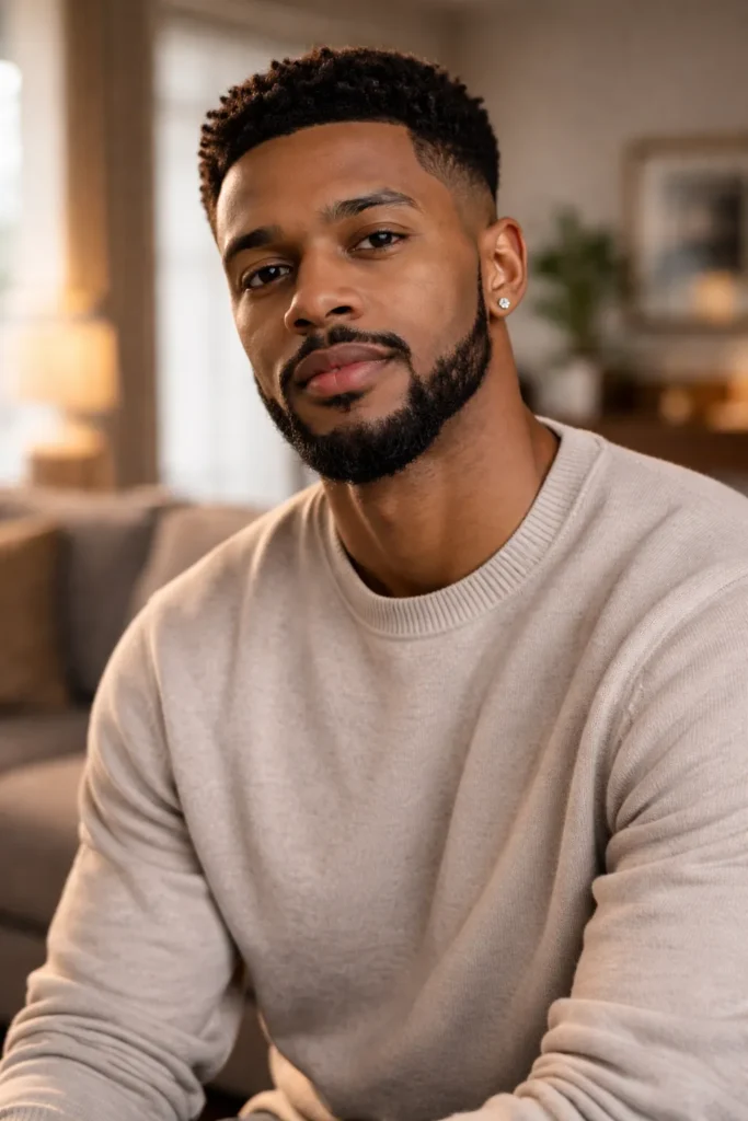 Natural Beard with Structured Trim
