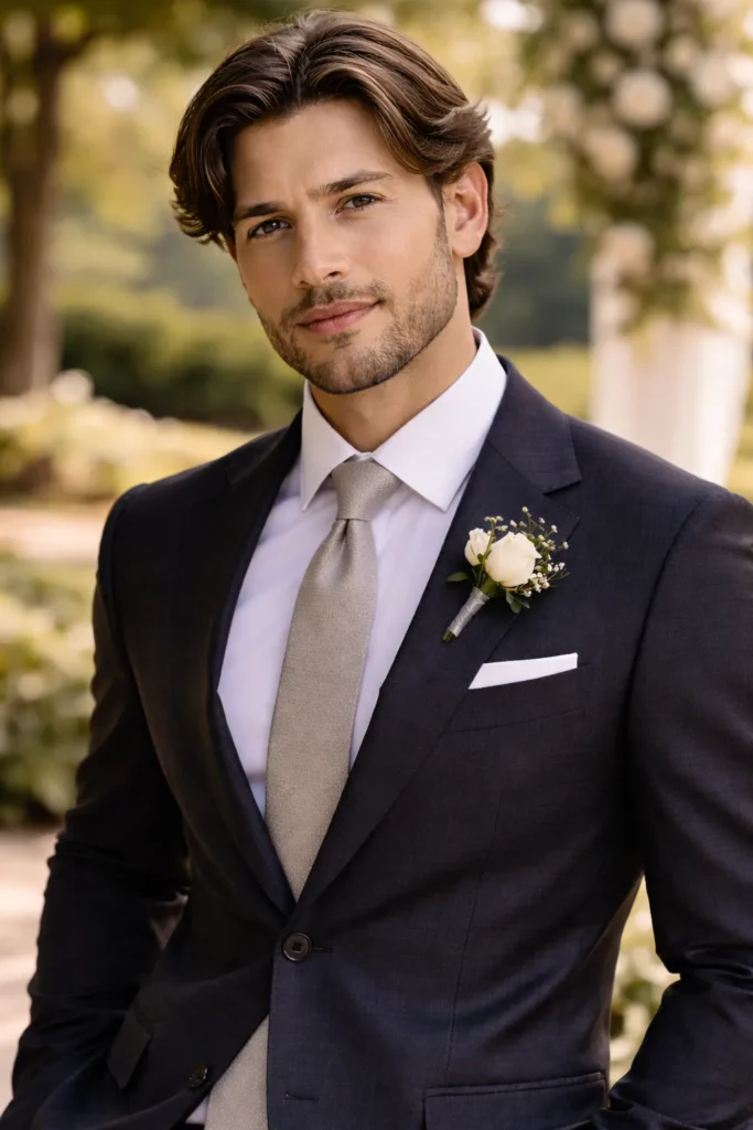  Natural Parted Look (Minimal Styling)