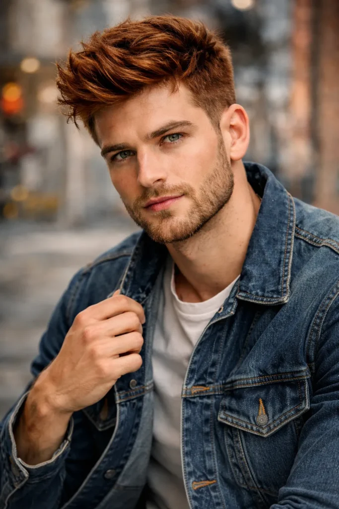 Natural Short Cut with Texture