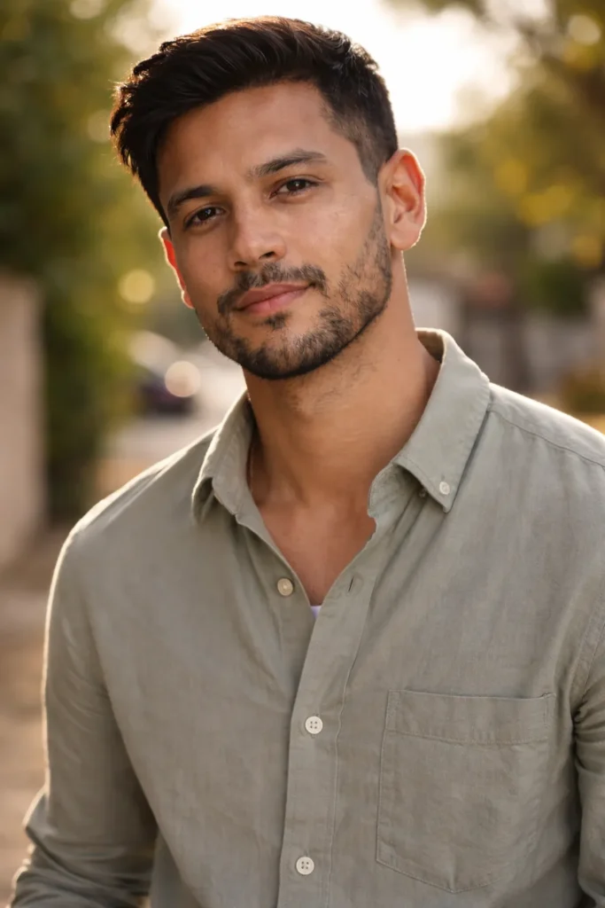 Neat Patchy Beard Style