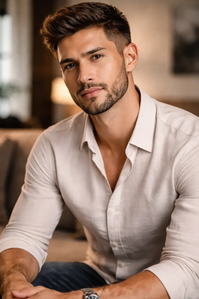 Patch-Free Beard with Soft Taper